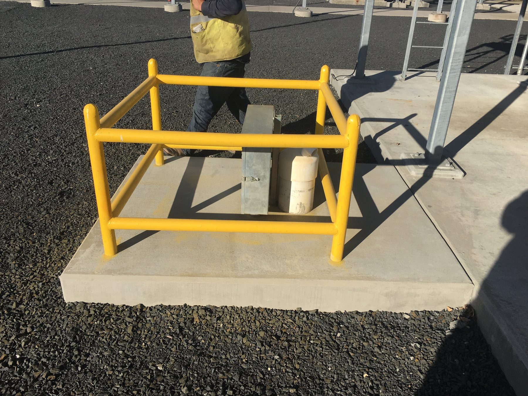Cattle Guard and Pad Installation
