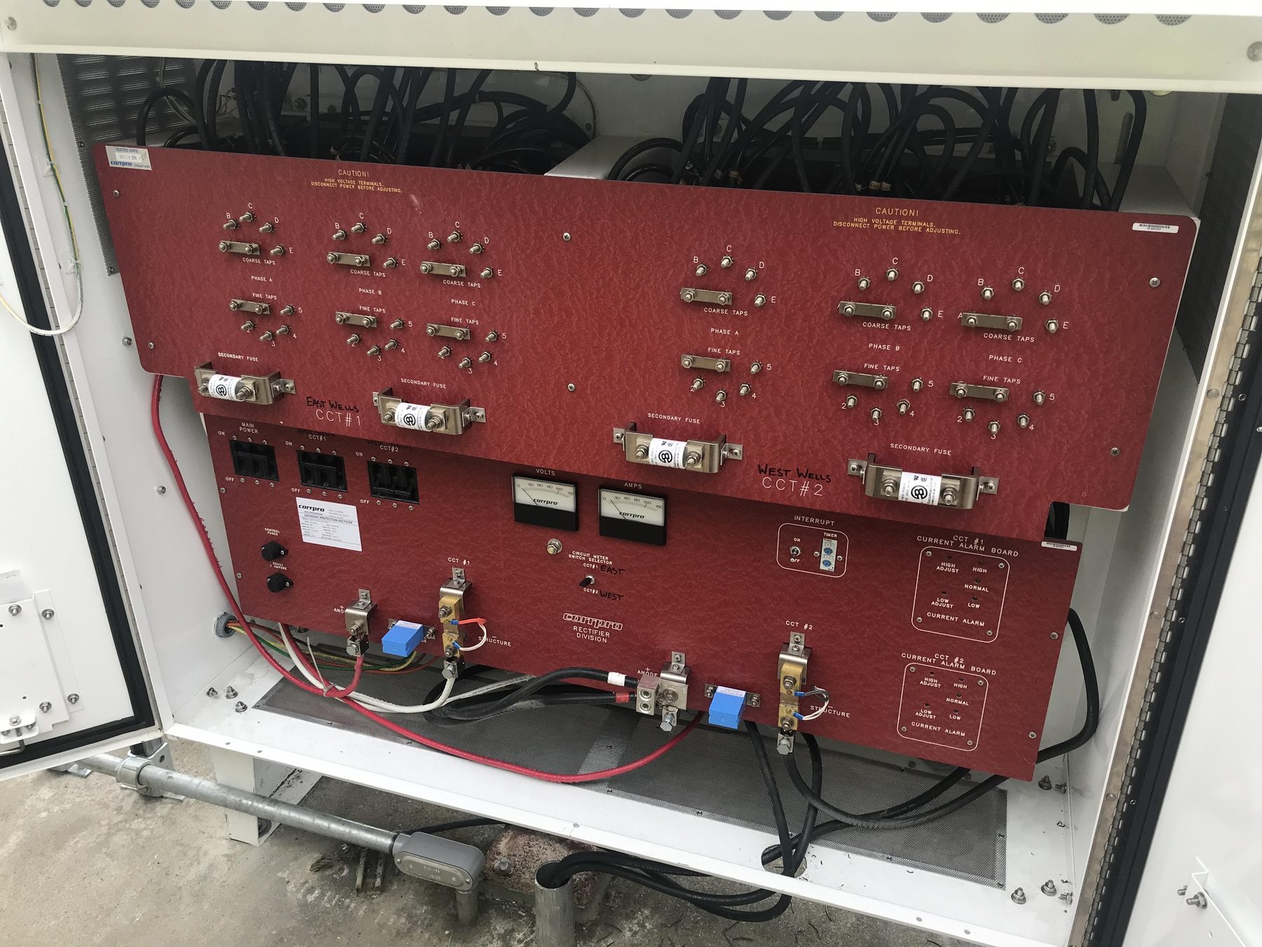 Dual Three Phase Rectifier Installation
